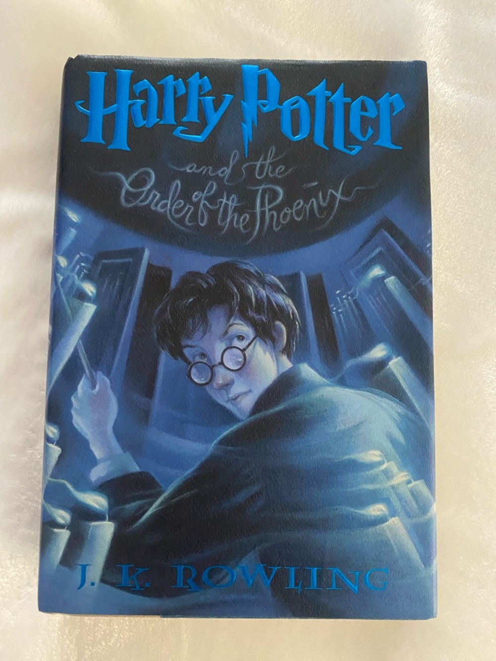 Harry Potter and the Order of the Phoenix — Blue Cover. Primera American Edition